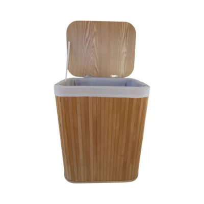 סט 3 סלי כבסה במבוק בשלושה גדלים