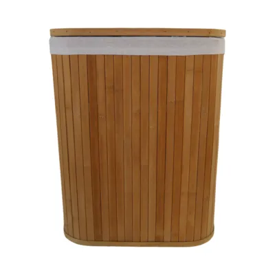 סל כביסה מלבני גבוה במבוק קטן