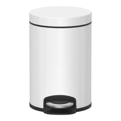 סט פח 5 ליטרים ומברשת JAVA בצבע לבן