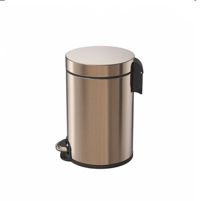 פח לאמבטיה 3 ל׳ JAVA רוז גולד טריקה שקטה