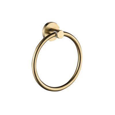 טבעת למגבת זהב מט