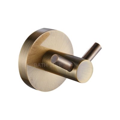 קולב כפול למגבת ברונזה