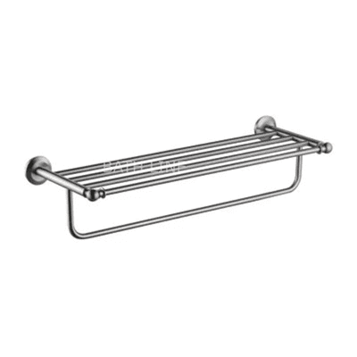 מדף מגבות בית מלון מוברש 60 ס״מ מונקו