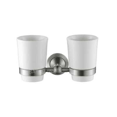 כוס כפולה תלויה מוברש לאמבטיה