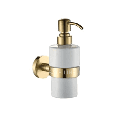 דיספנסר לסבון תלוי זהב מט