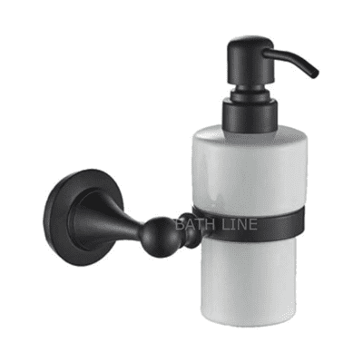 דיספנסר לסבון תלוי שחור מט 2