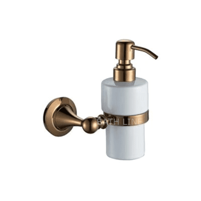 דיספנסר לסבון תלוי רוז גולד מבריק