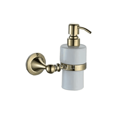 דיספנסר לסבון תלוי זהב מבריק זרקוניום