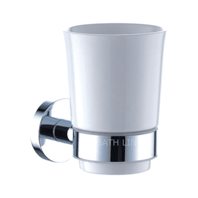 כוס חרס למברשות שיניים תלויה עדן ניקל