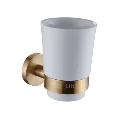 כוס תלויה למברשות שיניים ברונזה