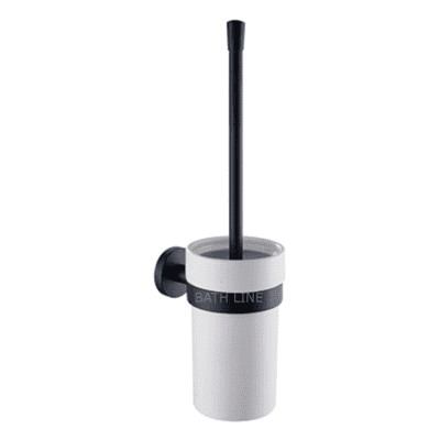 מברשת אסלה תלויה שחור מט