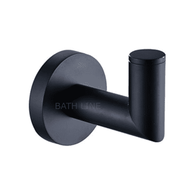 קולב בודד עדן למגבת שחור מט