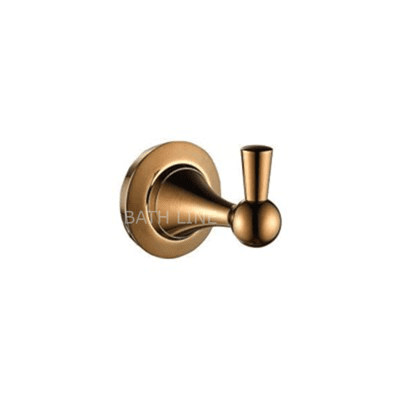 קולב בודד לאמבטיה מונקו רוז גולד מבריק