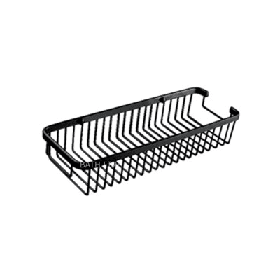 סבוניה רשת לשמפו מלבנית שחור מט 36 ס"מ