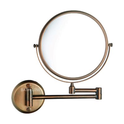 מראה מגדילה תלויה מפרק רוז גולד פי 5