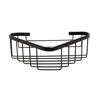 סבוניה רשת פינתית בודדת, שחור מט