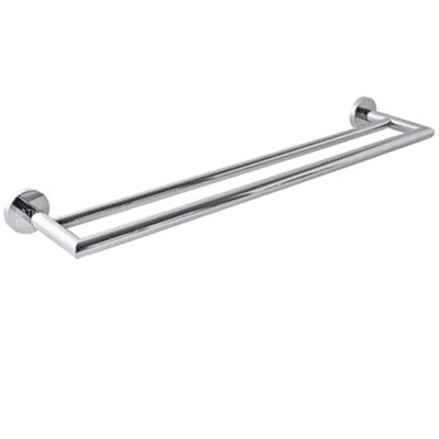 מוט מגבות לאמבטיה כפול 63 ס"מ ניקל