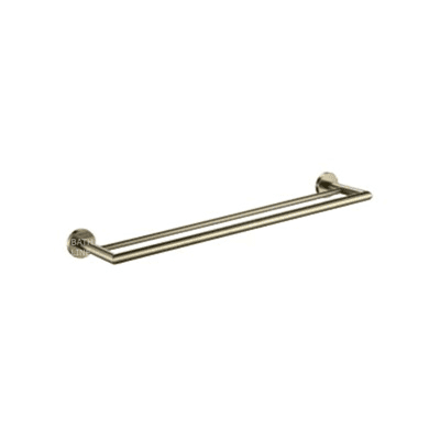 מוט כפול למגבת זהב מט מט 63