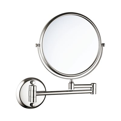 מראה מגדילה קוסמטית תלויה מפרק מוברש פי 5