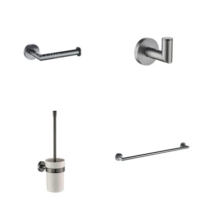 סט אביזרי אמבטיה עדן גרפיט