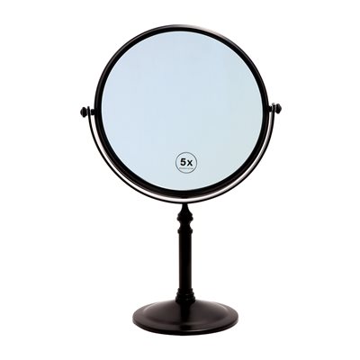 מראה עומדת שחור מט מגדילה פי 5