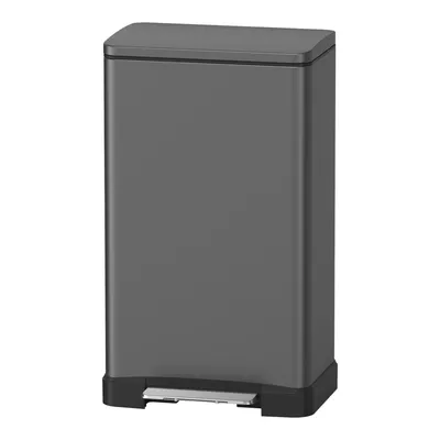 פח אשפה למטבח 30 ליטר JAVA גרפיט טריקה שקטה