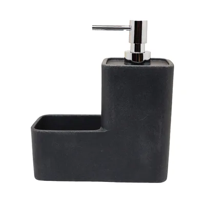 דיספנסר לסבון מטבח וספוג כלים גרפיט