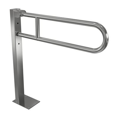 ידית אחיזה נירוסטה, מתקפלת 90 מעלות עם רגל