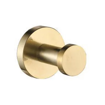 קולב כפתור למגבת זהב מט