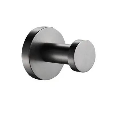 קולב כפתור למגבת גרפיט