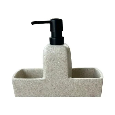 דספנסר אבן למטבח, עם כיס כפול וניקוז