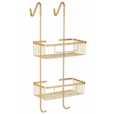 רשת תלויה למלקחון בצבע זהב עם קולבים