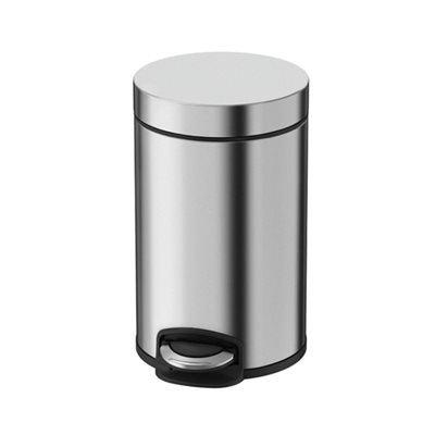 פח אשפה לאמבטיה 3 ל׳ JAVA ניקל