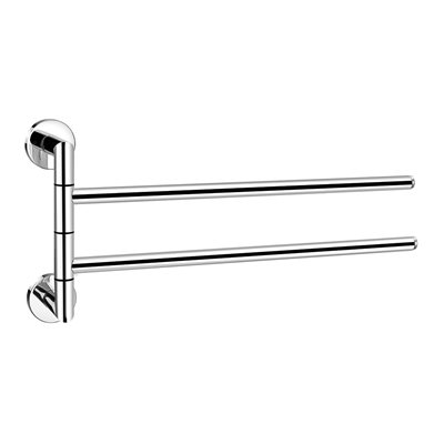 תליי דו זרועי למגבות עדן 45 ס״מ ניקל