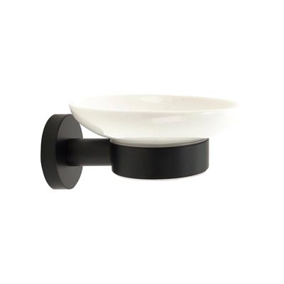 סבוניה לאמבטיה שחור מט תלוי