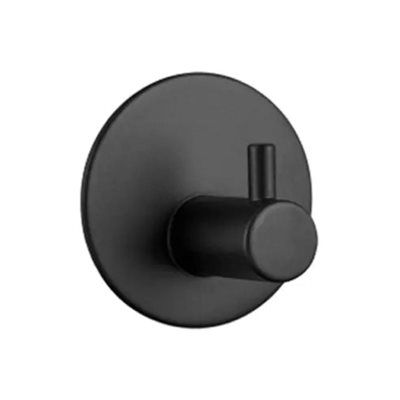 קולב בודד בהדבקה שחור מט