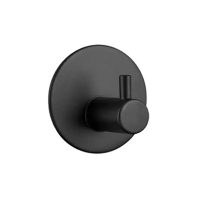 קולב הדבקה שחור מט לאמבט