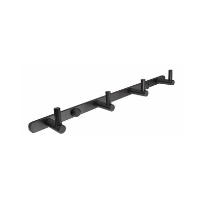 קולב רביעייה שחור מט לאמבטיה