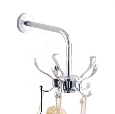 קולב מגבות לאמבטיה פטריה חמישייה ניקל