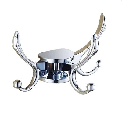 קולב אמבטיה למגבות צמוד קיר שלישיה ניקל