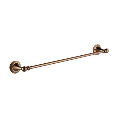 מוט בודד למגבת רוז גולד מבריק 60 ס״מ